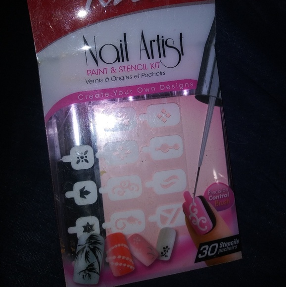 Cosmetic Cupcake Review Kiss Nail Artist Paint Stencil Kit